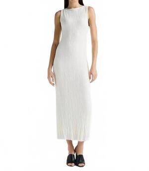 NEW ANNA QUAN martina midi dress in silence